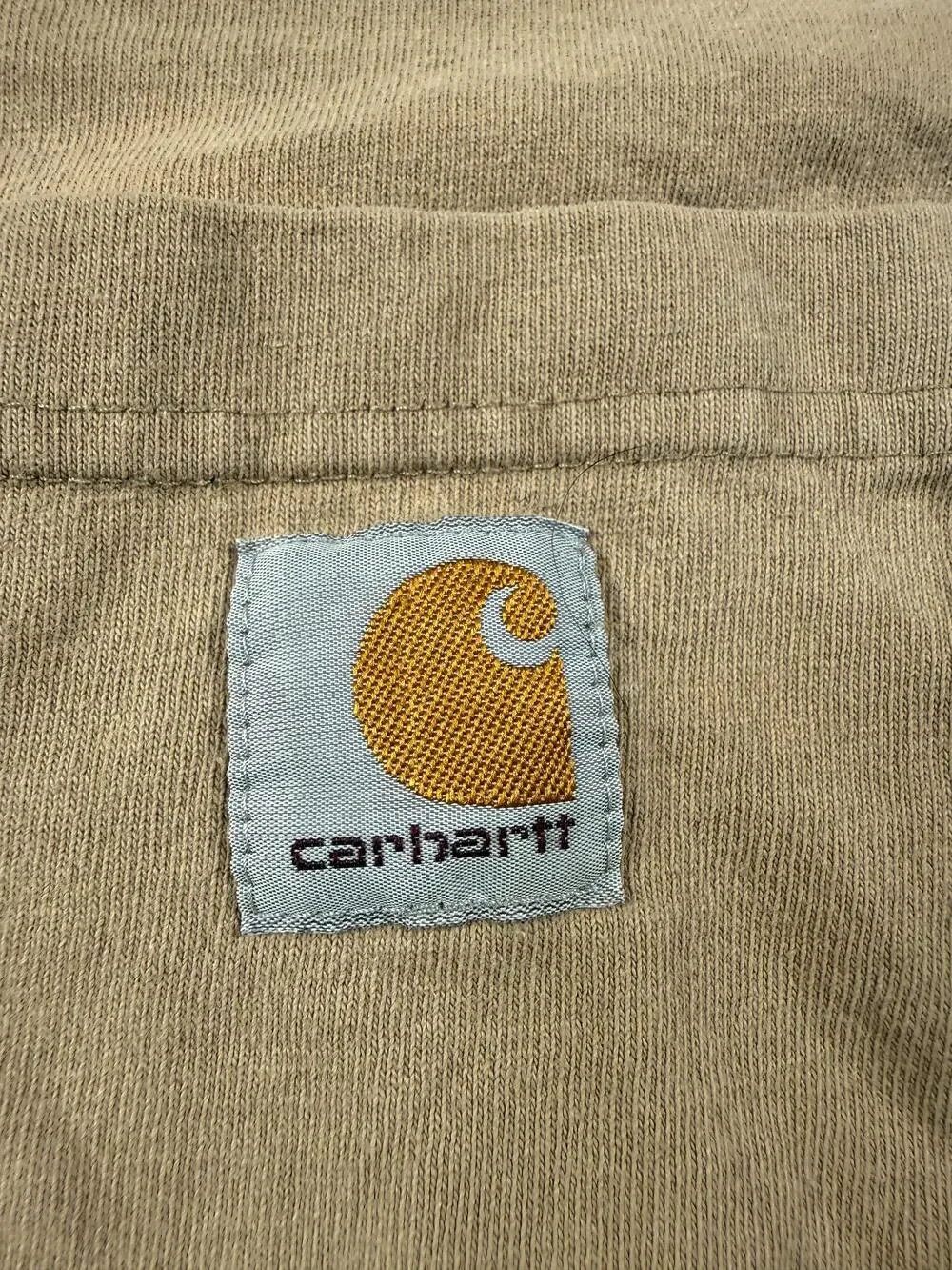 Carhartt Shirt Mens 3XL Beige Pocket Workwear Tagless Tee Henley Lot 2